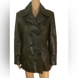 Guess genuine leather jacket women’s size M vintage